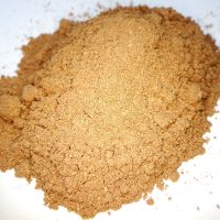 Cáscara de nuez en polvo